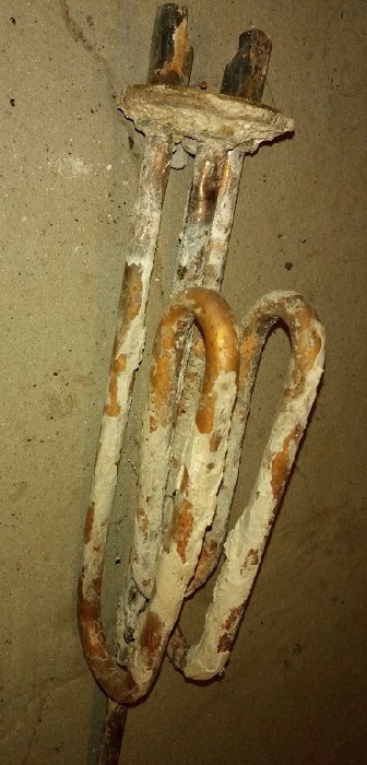 ТЭН водонагревателя перегорел